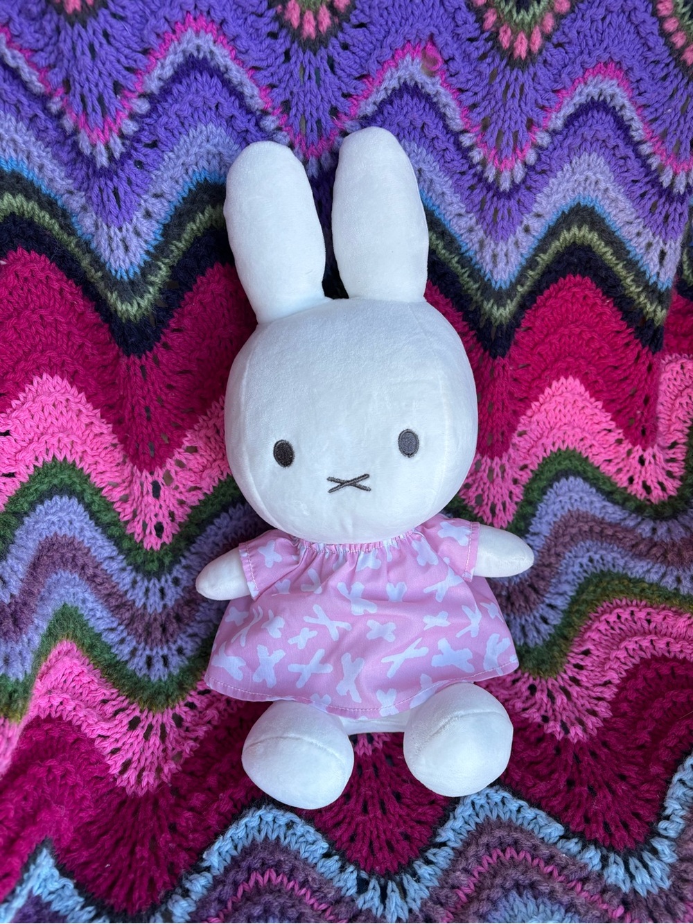 Miffy stuffie with dress